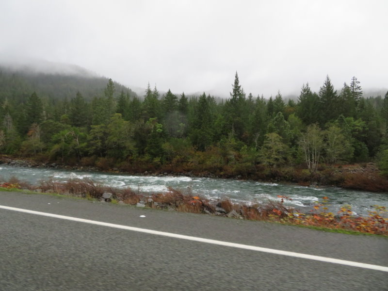 The Smith River as we crossed the range after Crescent City